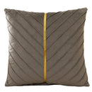 Axyaa Flannel & Dutch Velvet Pillow Cover Set - 45x45 Home Decor