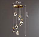 Axyaa Nordic Chandeliers Dining Room Pendant Lights Ceiling Hanging Lamps