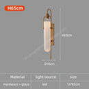 Axyaa Luxury Glass Wall Lamp for Hotel Staircase, Bedroom, Model Room & Background Wall
