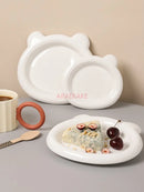 Axyaa Ceramic Premium Meal Plate for Breakfast, Western Desserts, and Afternoon Tea