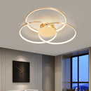 Axyaa Nordic LED Ceiling Light for Bedroom, Living Room, Study, Modern Home Decor