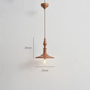 Axyaa Wooden Hanging Light Fixture for Modern Indoor Lighting
