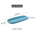 Axyaa White Ceramic Oval Tray: Versatile Decorative Plate for Home Kitchen and Jewelry Storage
