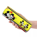 Axyaa Mickey Mouse Minnie Leather Pencil Case: Big Capacity Student School Gift