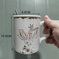 Axyaa Cartoon Ceramics Mug: Cute Coffee Milk Tea Cup Drinkware Gift