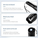 Axyaa Rechargeable Multi-Color LED Flashlight: Fishing, Camping, Hunting, Photography, Selfie