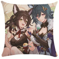 Axyaa Honkai Star Rail Pillowcase Cosplay Print Cushion Cover Cute Cartoon Decoration