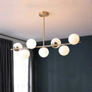 Axyaa 7-Light Magic Bean Glass Chandelier for Home Decor