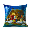 Axyaa Christmas Cushions 45x45 for Living Room Sofa Bed Decor - Modern Home Decoration