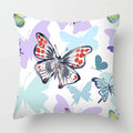 Axyaa Cute Butterfly Floral Print Pillowcase 45*45cm for Home & Office Decor