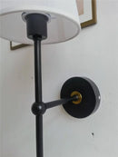 Axya Retro White Wall Lamp for Hotel Corridors and Bedrooms