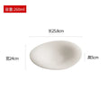 Axyaa White Ceramic Sushi Salad Pasta Soup Plate Set for Molecular Cuisine