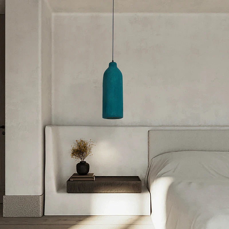 Axyaa Blue Chandelier: Wabi Sabi Style Pendant Lamps