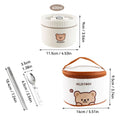 Axyaa Stainless Steel Thermal Lunch Box Insulated Food Jar Sealed Bento Box