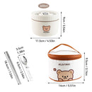 Axyaa Stainless Steel Thermal Lunch Box Insulated Bento Box for Hot/Cold Food