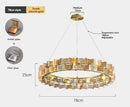 Axyaa Gold Chandelier with Butterfly Glass Shade - Luxury Lighting for Home & Hotel