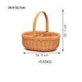 Axyaa Handwoven Bread Storage Basket: 9 Styles, Multi-functional Organizer & Fruit Tray
