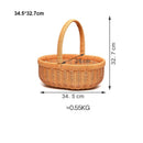 Axyaa Handwoven Bread Storage Basket: 9 Styles, Multi-functional Organizer & Fruit Tray
