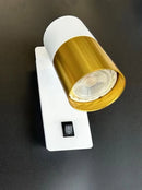 Axyaa Rotatable GU10 LED Wall Lamp for Bedroom and Home Decor