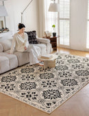 Axyaa Retro High-end Area Rug for Living Room Bedroom Coffee Table Mats