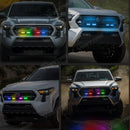 Axyaa Toyota Tacoma SR5 2024 Front Grille RGBW LED Warning Daytime Running Lights