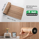 Axyaa 3D Partition Splicing Stickers Self-Adhesive Foam Roll Set for Indoor Use