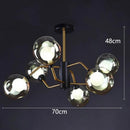 Axyaa LED Pendant Chandeliers for Living Room Dining Room Indoor Lighting