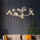Axyaa Glass Ball Bubble Pendant Lamp: Modern, Personalized Art for Living or Dining Room
