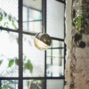 Axyaa Crystal Dora Pendant Light - Modern Round Lamp for Bedroom and TV Wall