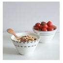 Axyaa Ceramic Tableware Set: Salad, Noodle, Dessert, Breakfast, Rice Bowls for Household