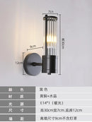 Axyaa Luxury Nordic Glass Wall Lamps: Bedroom Living room Hotel Sconce LED Lighting