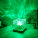 Axya Water Ripple Projector Night Light 16 Colors Crystal Lamp for Home Decoration
