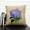 Axyaa Flower Print Cushion Cover: Decorative Sofa Throw Pillow for Home Décor & Comfort.