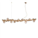 Axyaa LED Caterpillar Chandelier: Stylish Hanging Pendant Lamp for Home, Restaurant, and Hotel