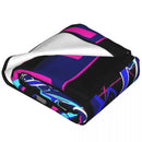 Axyaa Flannel Funny Throw Blankets - Perfect for Spring/Autumn Bedspread