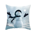 Snowman Pillow Cover Winter Home Decor Cushion Covers by Axyaa