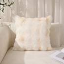 Axyaa Plush Tie-Dyed Fleece Pillowcase - Soft Sofa Cushion Cover