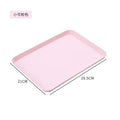 Axyaa Green Plastic Food Tray for Kitchen and Hotel Dessert Serving