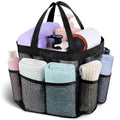 Axyaa Mesh Shower Caddy with 8 Pockets and 2 Handles - Portable Bathroom Tote Bag