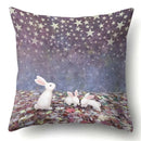 Axyaa Galaxy Print Pillowcase - Decorative Polyester Cushion Cover for Home Sofa
