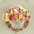 Axyaa Diamond Resin Vase Wall Hanging for Elegant Home Decor