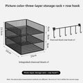 Axyaa Mesh Desktop Paper Tray Organizer - 4 Tier Letter Document Storage Rack