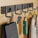 Axyaa Wall Hooks Set for Entryway and Wardrobe - Strong, Convenient Organization Solution