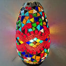 Axyaa Turkish Mosaic Table Lamp Vintage Art Deco Handcrafted Bedside Light