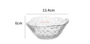 Axyaa Glass Bowl & Salad Plate Set - Creative Household Fruit Plate & Dessert Bowl