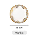 Axyaa Ceramic Internet Celebrity Plate Set for Home, Phnom Penh Tableware Steak - Nordic Style