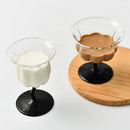 Axyaa Glass Footed Dessert Bowls - Set of 4