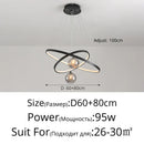Axyaa LED Pendant Chandelier with Inner and Outer Ring Lighting