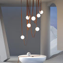 Axyaa Nordic Leather Belt Pendant Chandelier LED Light Decor