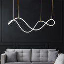 Axyaa Nordic Line LED Chandelier for Minimalist Home Decor